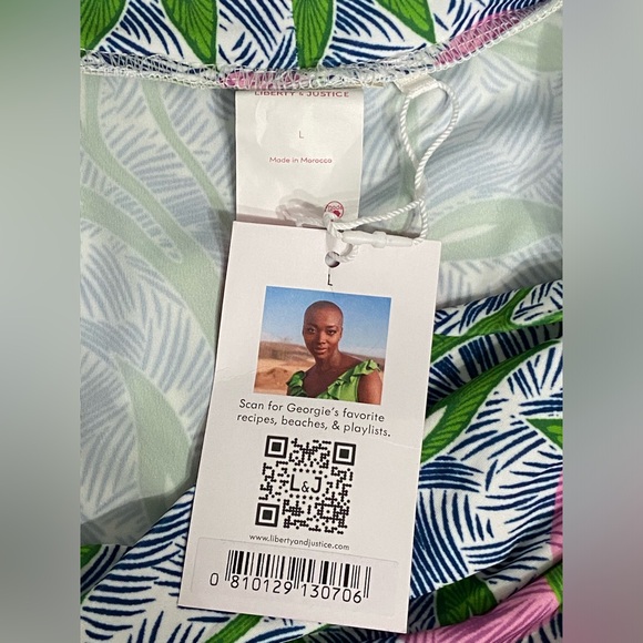 Women’s Pull Up Skirt - Liberty and Justice Floral Print Size Medium/Large - Picture 3 of 4